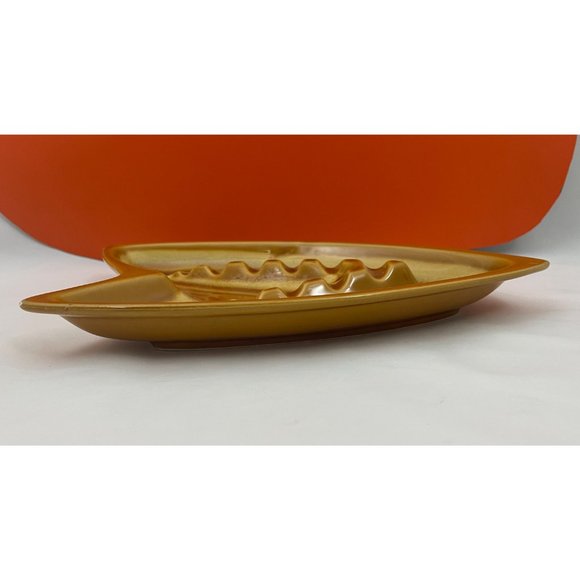 Ashtray, vintage ceramic ashtray, vintage atomic ashtray, 60s kitschy decor - Picture 8 of 9